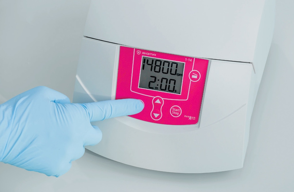 Centrifuge Sigma 1-14, Think Pink Edition, without rotor