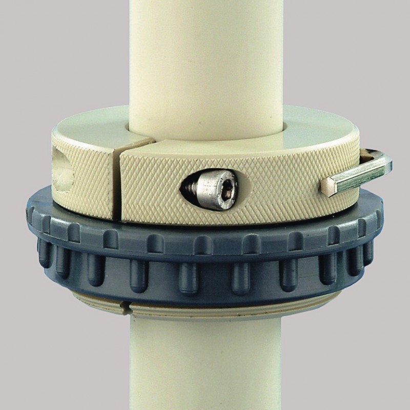 Drum screwthread connection hermetic sealing