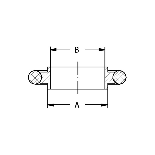 [28120104] NW25 centerring stainless/buna