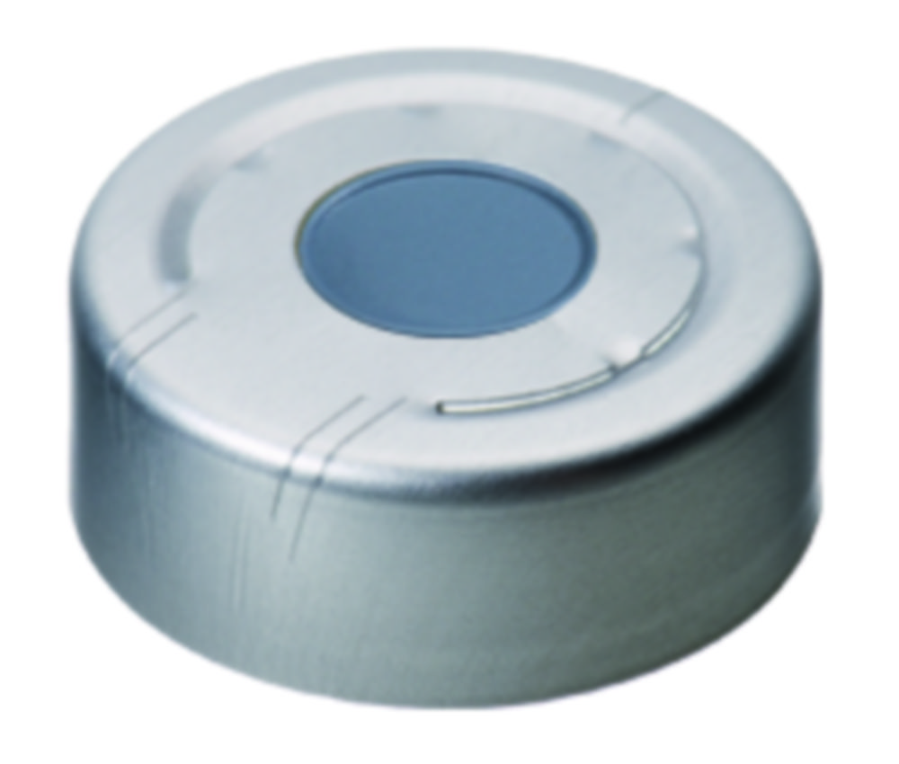 [4001557] Crimp seals for headspace vials, LLG, N 20, alu pressure release seals, butyl/PTFE 50 A