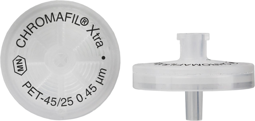 Syringe filter, Macherey-Nagel CHROMAFIL Xtra, PET, Ø25 mm, 0,45 µm, 400 pcs