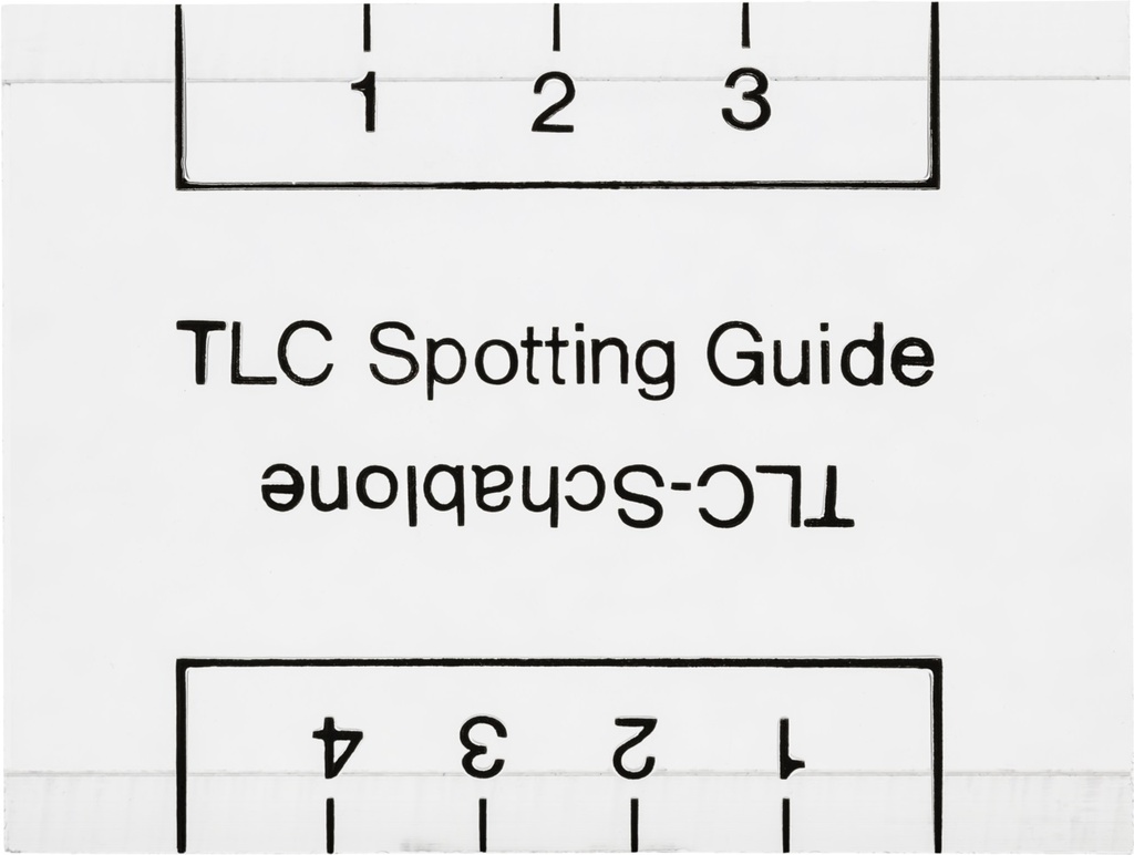 [4004903] Spotting guide, application template for TLC, Macherey-Nagel, 6 x 4,5 cm, 2 pcs