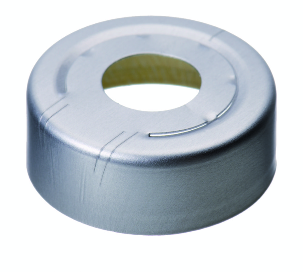 Crimp seals for headspace vials, LLG, N 20, alu pressure release seals