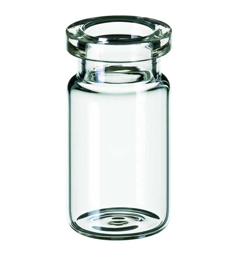 [4008285] Headspace vials w. crimp neck, LLG, N 20 HS crimp, flat bottom, 5 mL, clear