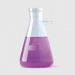 [4008437] filter flask - glass - glass side arm - 100ml