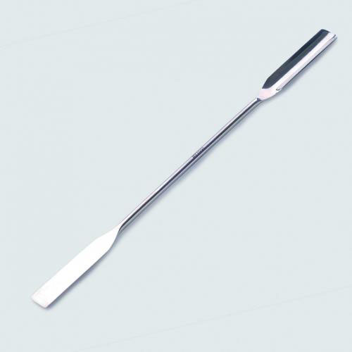 [4008448] Round grooved spatula 150 mm, 18/10 steel