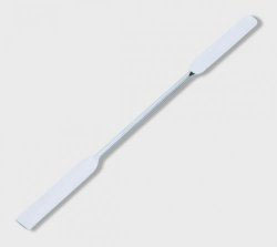 Spatula - double end 300 mm, straight, SS