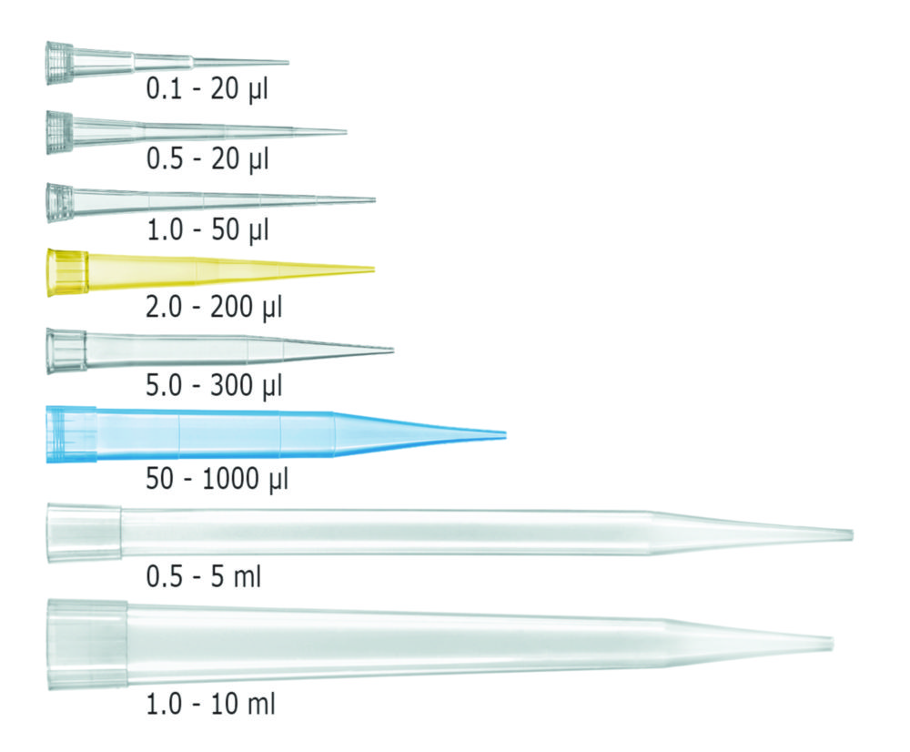 Pipette tip, BrandTip, 1-10 ml, bag, 2 x 100 pcs.