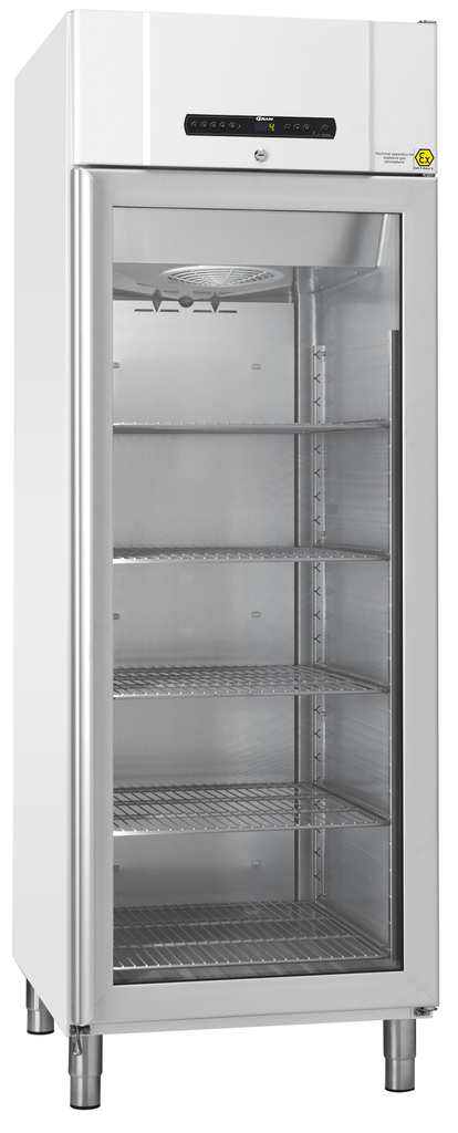[4563026] Refrigerator, GRAM BioCompact II RR610, +2/20°C, 583L, glass door, 5 shelves, white