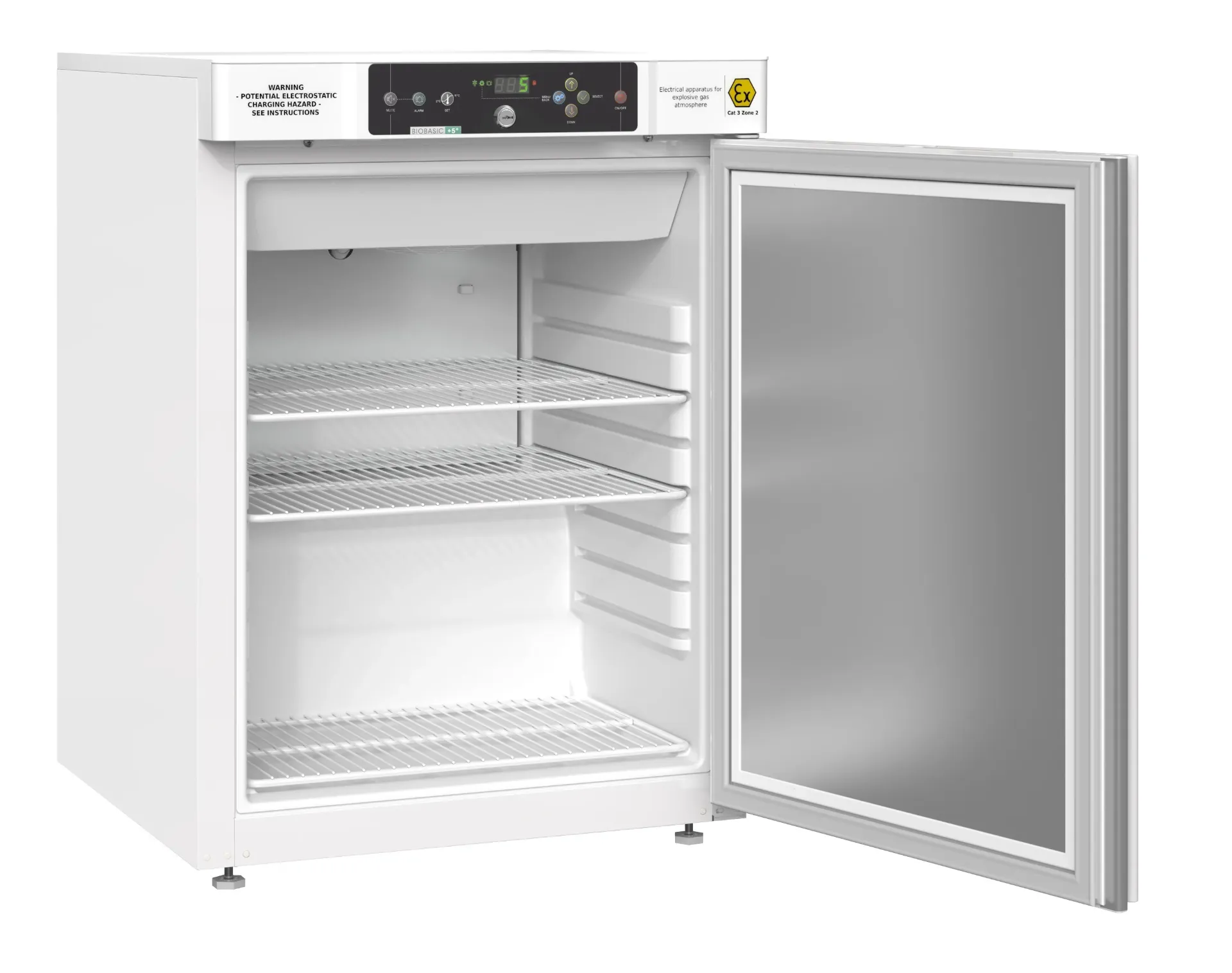 [4563056] Storage freezer, GRAM BioBasic RF210, -25/-5°C, 125L, 3 shelves, white