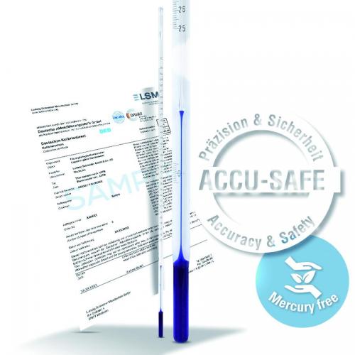[4658587] Precision thermometer -20 -+102°C in 0.2°C, 435 mm