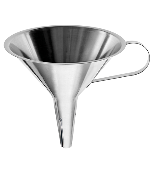 Funnel 150 mm stainless steel