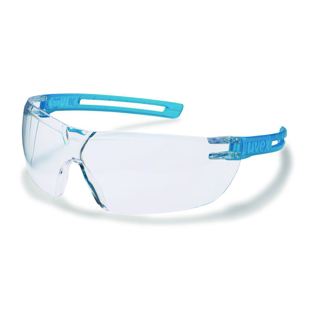 Safety glasses, uvex x-fit 9199, clear lens, blue