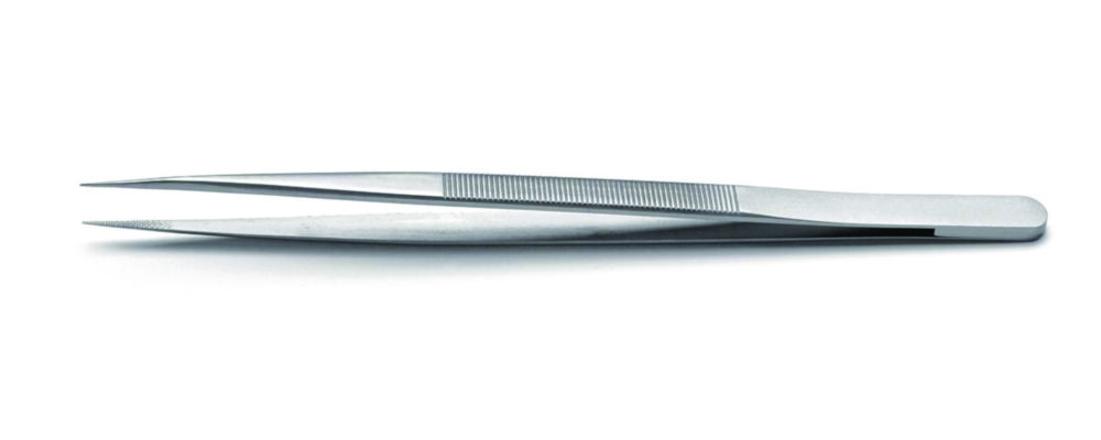 Tweezers 150 mm, stainless steel type 119.SA,  tips: straight, fine, blunt