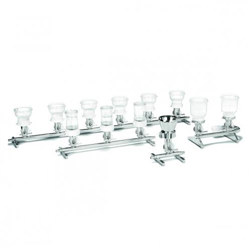 Manifold, Sartorius Microsart, w. 100 mL SS funnel, 3 branches