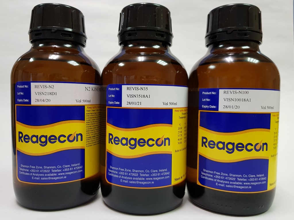 [4675405] Viscosity Standard N10, Reagecon, 18cSt/15cP, 25 °C, 500 mL