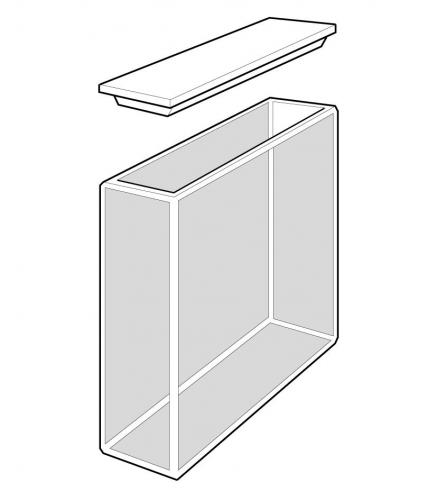 Quarts cuvette w/PTFE lid, 20 mm path, 7 ml