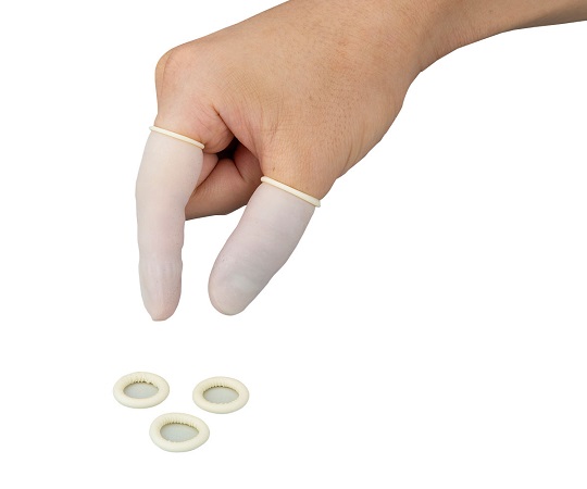 Protective gloves, As One Corporation ASPURE Finger Cots, size L