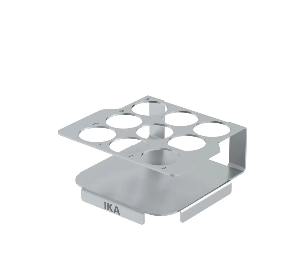 [4686004] IKA TWISTER adapter for 9 vessels. 28 mm, with anti-slip mat