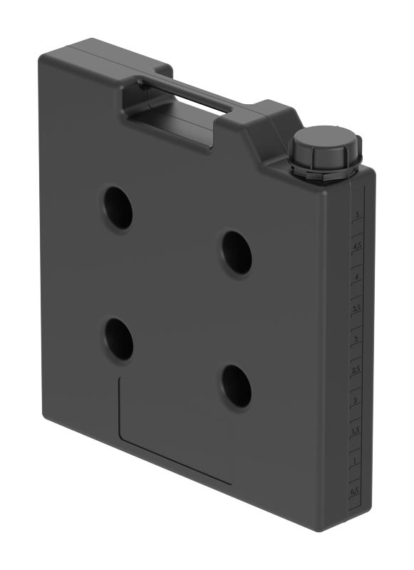 [4687106] Canister, SCAT Space saving canister, Type 2, HDPE, conductive, 5 L