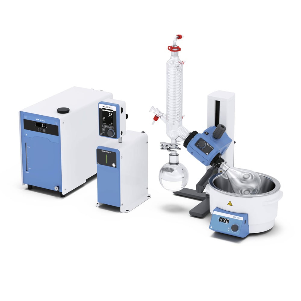 RV 3 V Starter Solution, IKA, rotary evaporator complete package