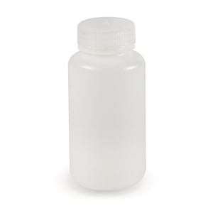 [4692547] LLG-Wide-Mouth Bottle, 250 ml, Round, HDPE, with Screw Cap, pack of 12