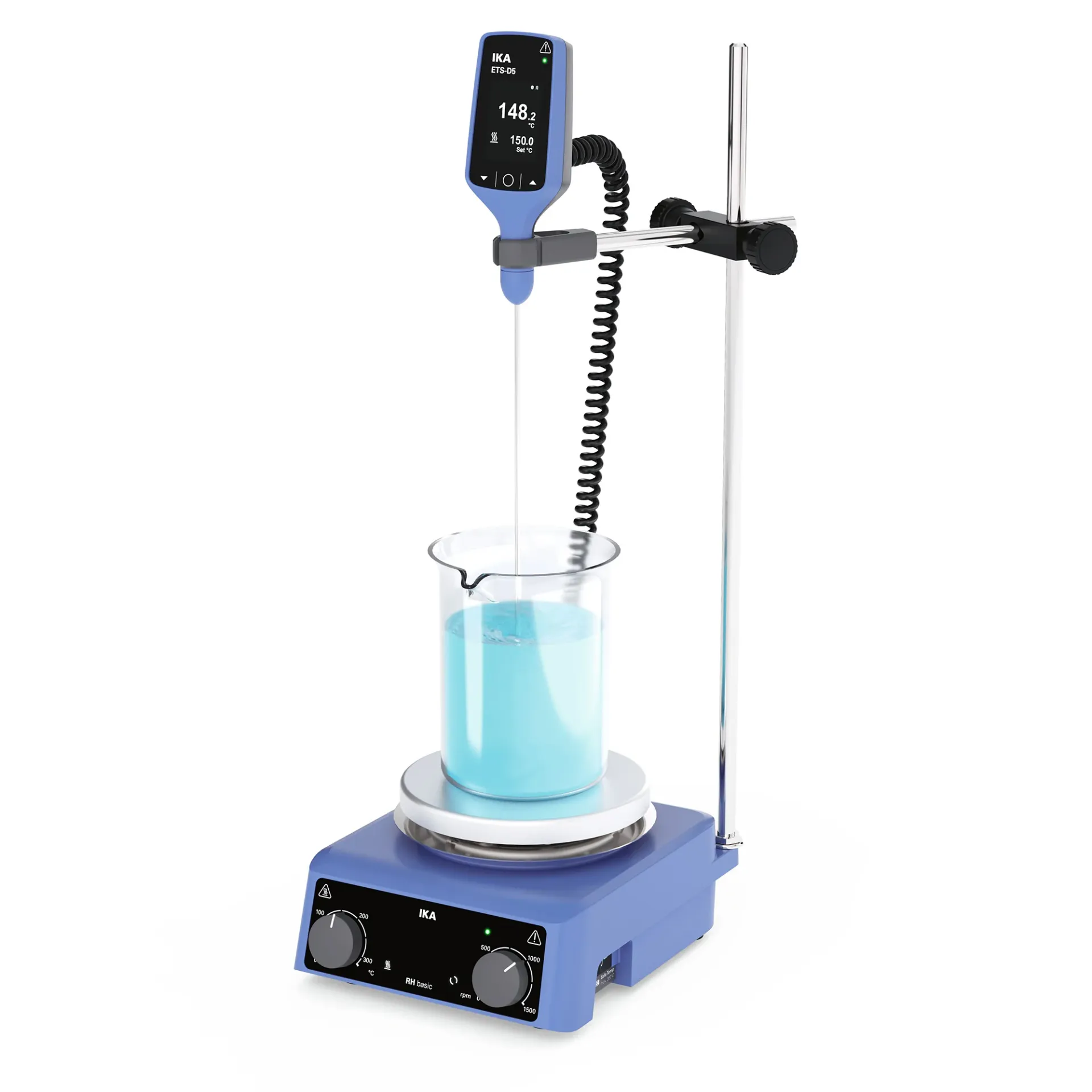 [4721080] Magnetic stirrer, RH basic Package, IKA, complete package with temperature sensor, 310°C, 1500 rpm