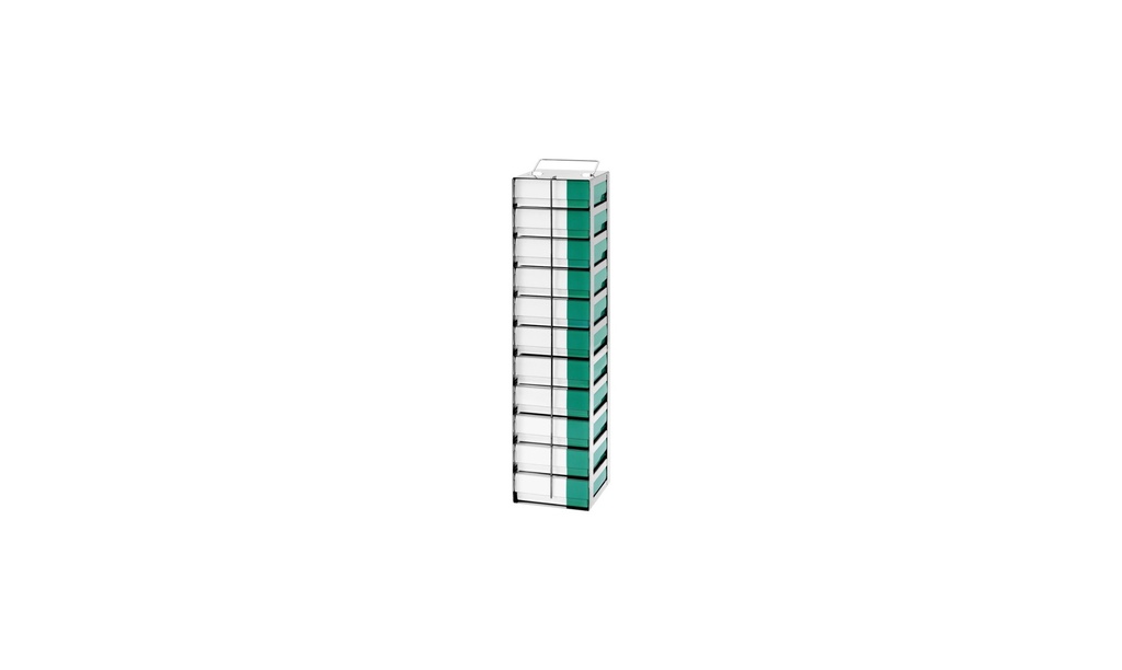 [4921452] Classic rack chest freezer, TENAK, 50 mm boxes, h:554 x w:140 x d:140 mm, 10 boxes