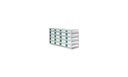 Comfort sliding rack upright freezer, TENAK, 50 mm box, h:223 x w:140 x d:683 mm, 4 x 5 boxes