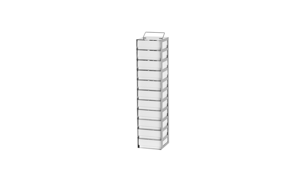 [4924518] Comfort rack chest freezer, TENAK, 50 mm box, h:719 x w:140 x d:140 mm, 13 boxes