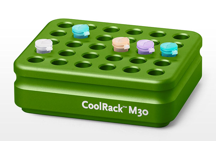BioCision CoolRack M30, 30 x 1.5/2 ml, Green