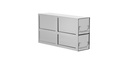 Double tray rack upright freezer, TENAK, h:225 x w:139 x d:560 mm