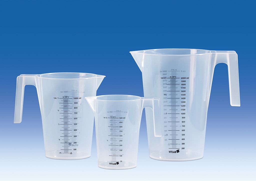 [1470346] PP measuring jars 1000 ml stackable