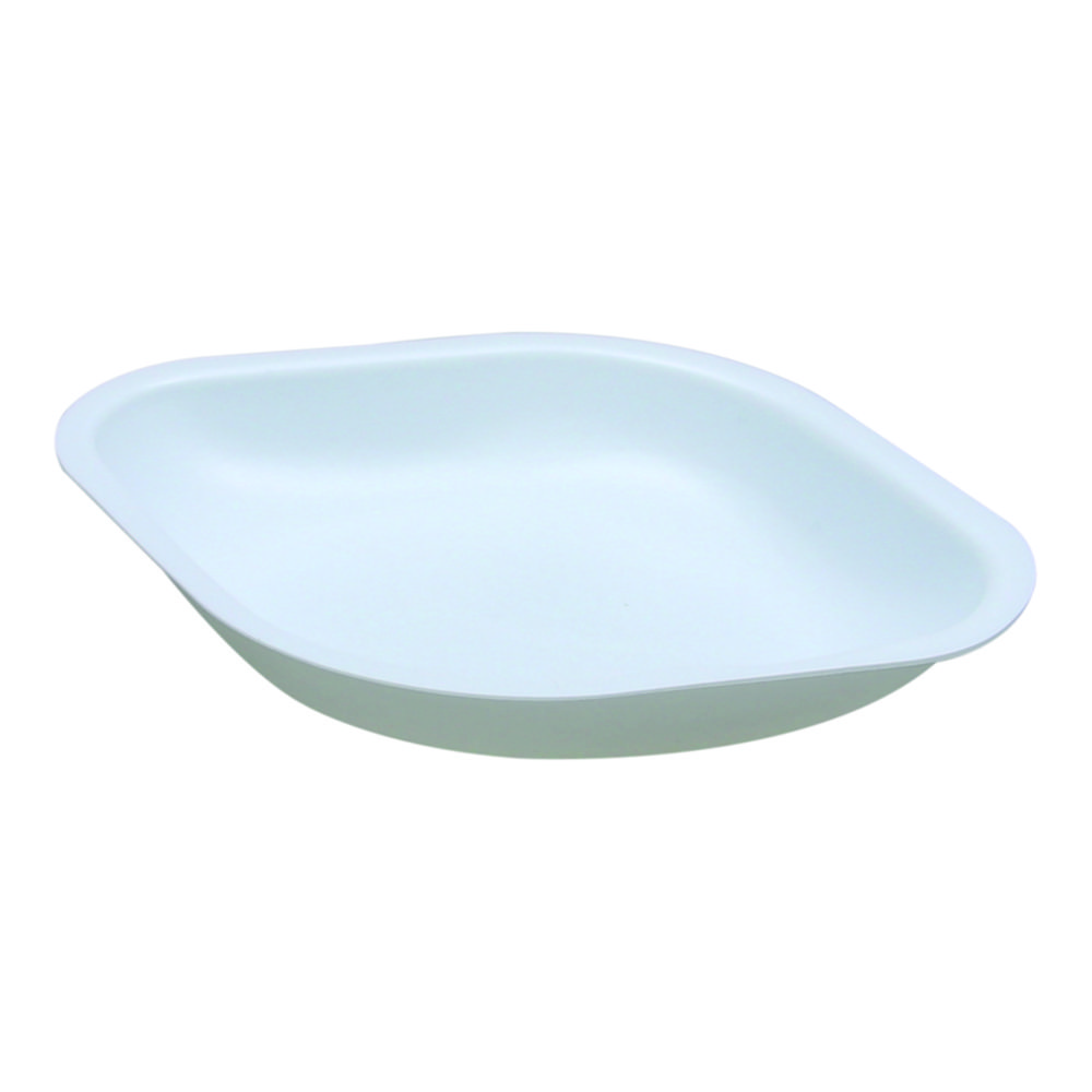 Weighing dish, LLG, diamond, 125x100x19 mm, white, antistatic, 100 ml