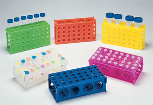 4-way rack, blue