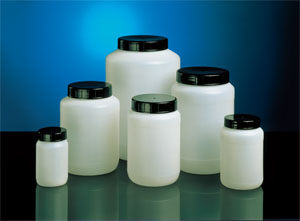 Sample container, PE-HD,without cap, Ø126mm,2000ml