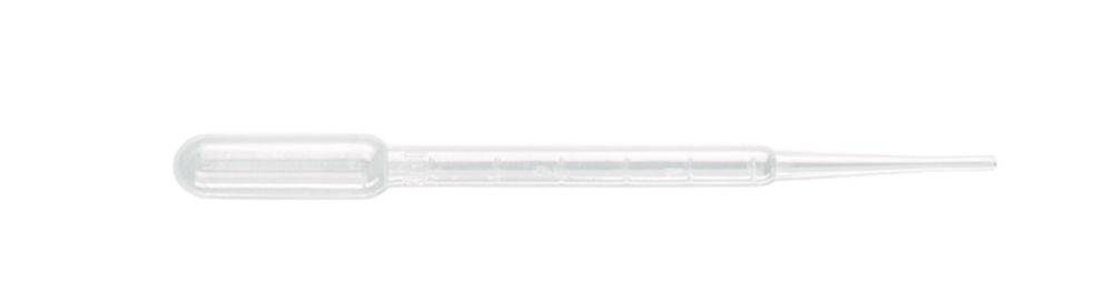Pasteur Pipettes, Ratiolab, PE, Macro, 158 mm, 3 ml, sterile, 500 pcs.