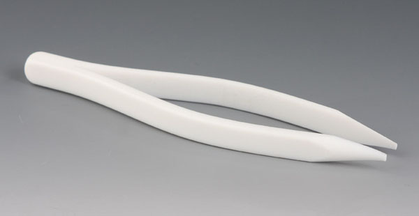 Forceps, PTFE, 200 mm, sharp end