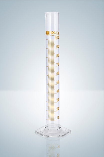 Measuring cylinder 25 ml, clas s B tall form, shor