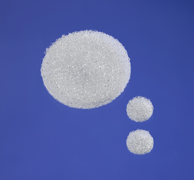 Filter plate in sintered glass, ROBU VitraPOR, Ø20 mm, por. 2, 40-100 µm, 10 stk