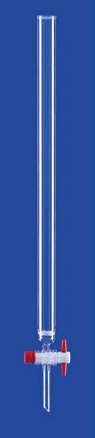 Chromatography column with frit, Lenz-Laborglas, 600 mm, Ø30 mm, 430 mL