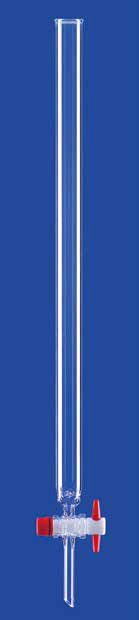 Chromatography column without frit, Lenz-Laborglas, 200 mm, Ø15 mm, 35 mL