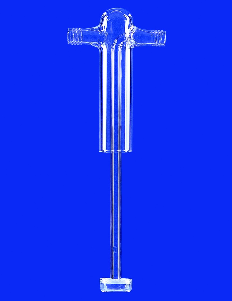 Gas Washbottle to Drechsel with Filter Disc Por. 1