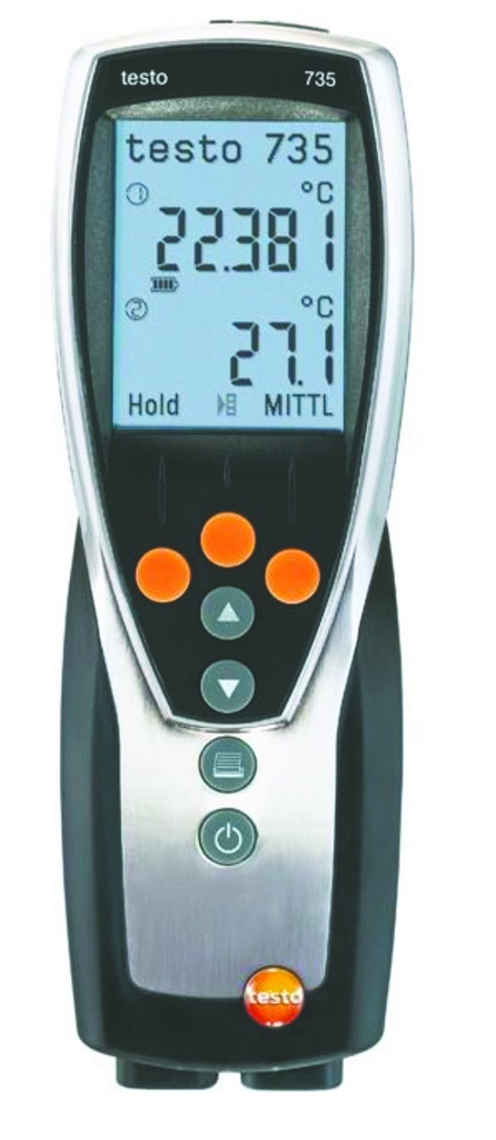 [6224011] Testo 735-1, TE Type K/PT100 incl. battery