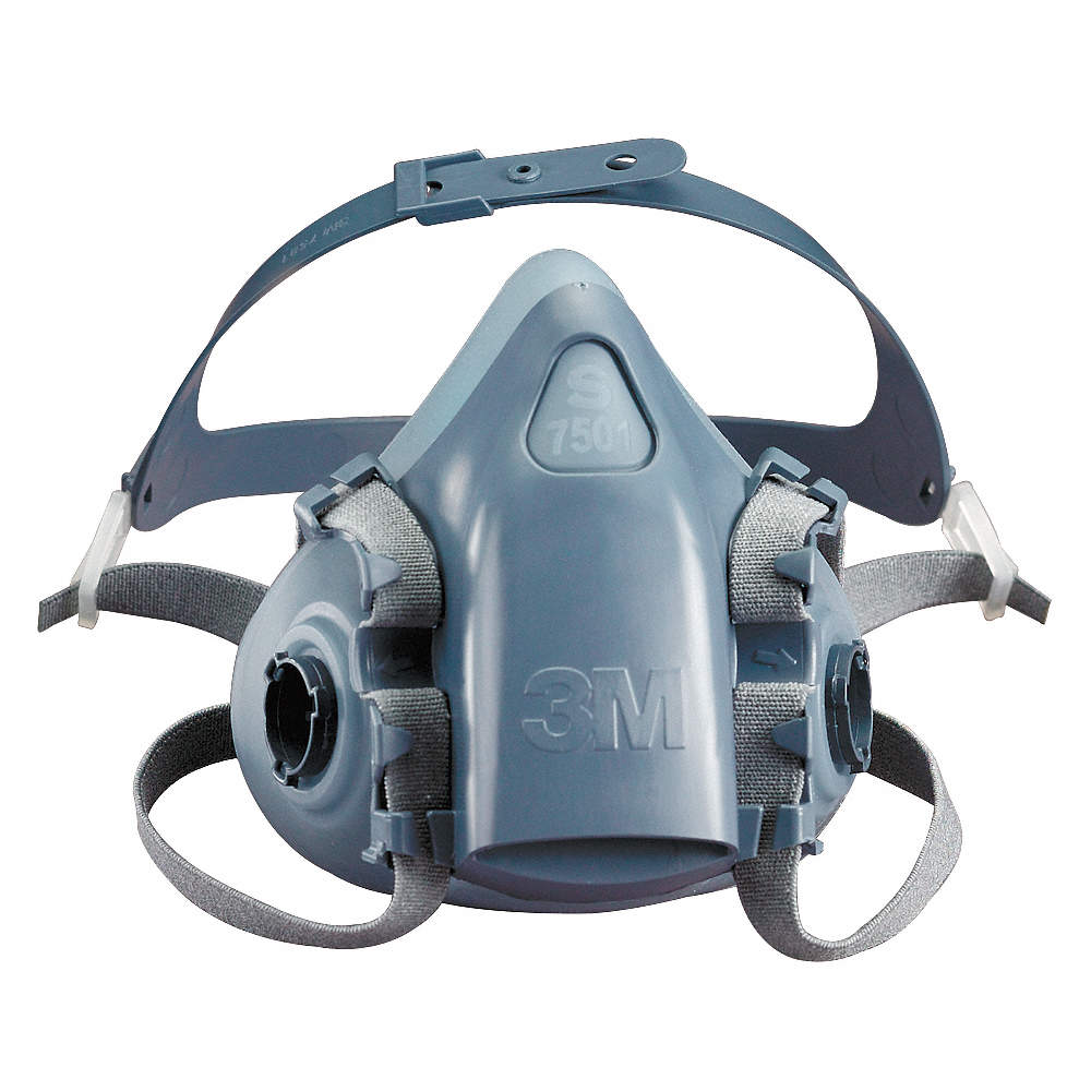 [6225803] Half mask, 3M 7501, silicone, bajonet, size S