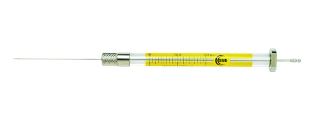 GC syring, gauge 23-26S (0.63/0.47 mm), 10 µl