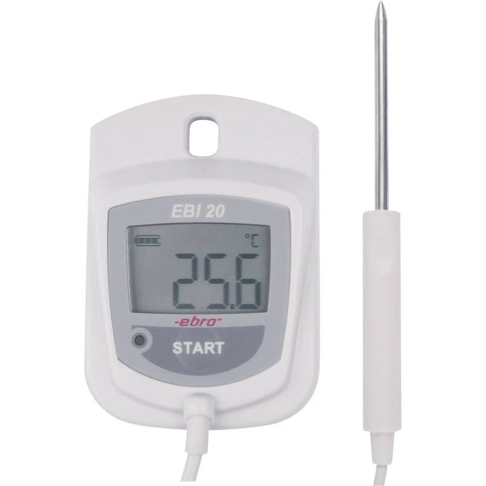 Temperatur-Logger EBI-20-TE wi th external sensor