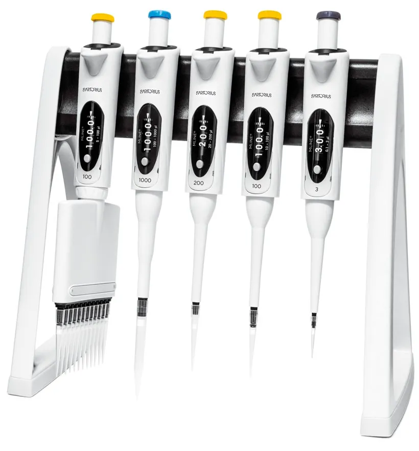 Linear Stand for all Sartorius pipette models