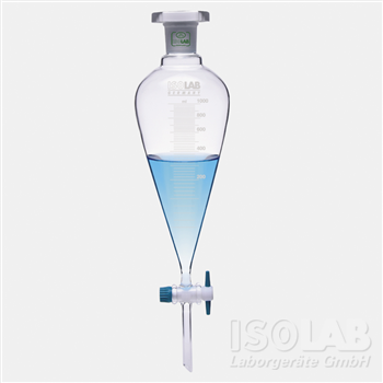 Sqiubb separat.funnels 250ml w/graduations teflo