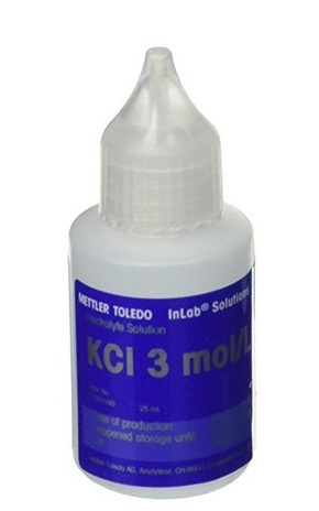 [6236804] Electrolyte, Mettler-Toledo, KCl, 3M, 25 mL